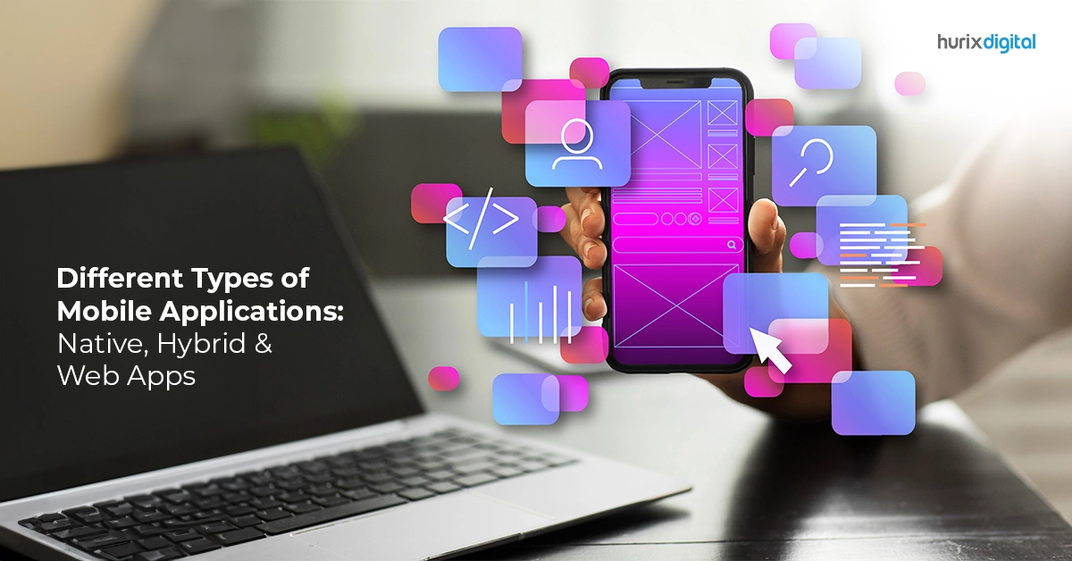 Different Types of Mobile Applications: Native, Hybrid & Web Apps
