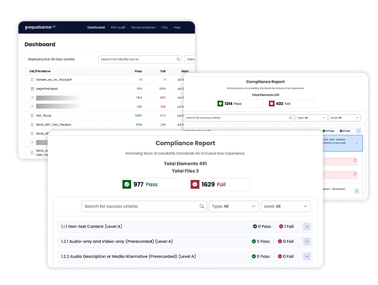 Experience the Power of AI-powered Accessibility Audit with Equalsense!