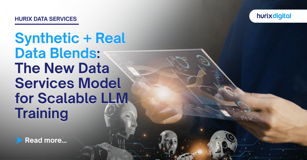 Synthetic + Real Data Blends: The New Data Services Model for Scalable LLM Training