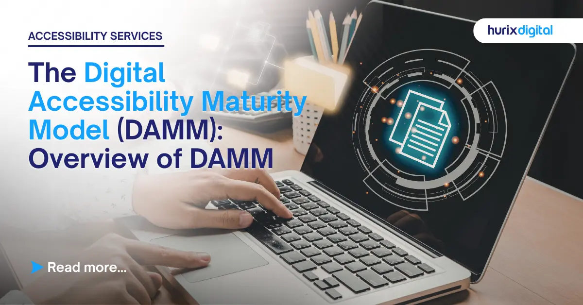 The Digital Accessibility Maturity Model (DAMM): Overview of DAMM